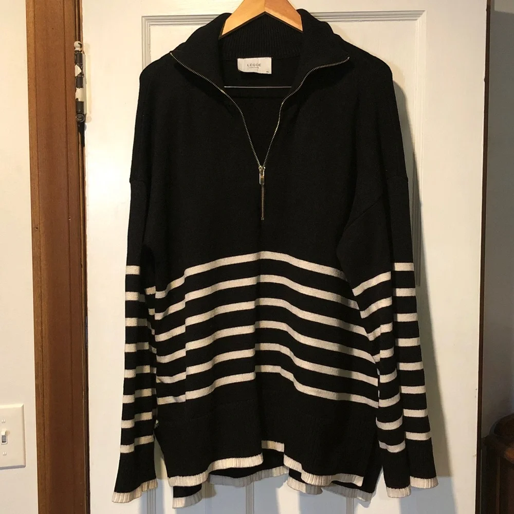 Legoe Heritage | maternity Sadie striped sweater jumper | M/L - Picture 7 of 13